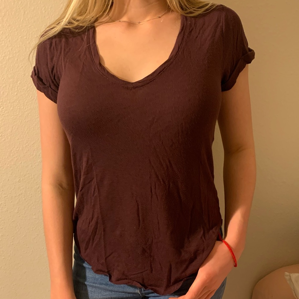Pacsun Me to We Scoop Neck T-Shirt